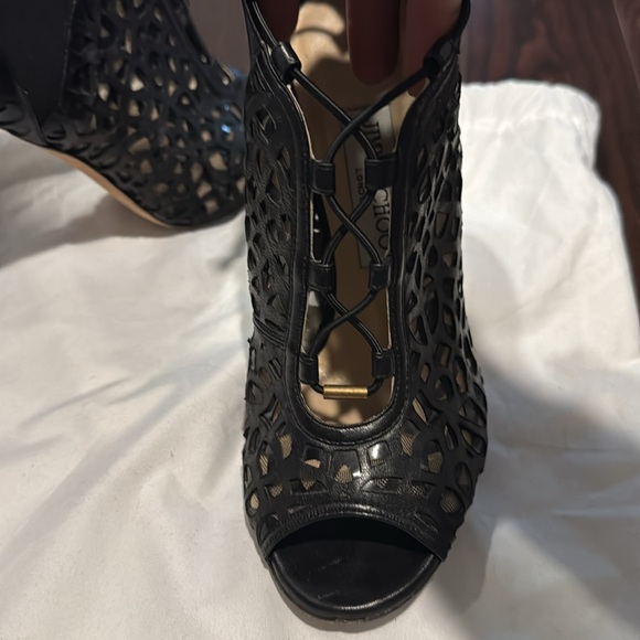 Jimmy Choo laser cut booties - Picture 3 of 6